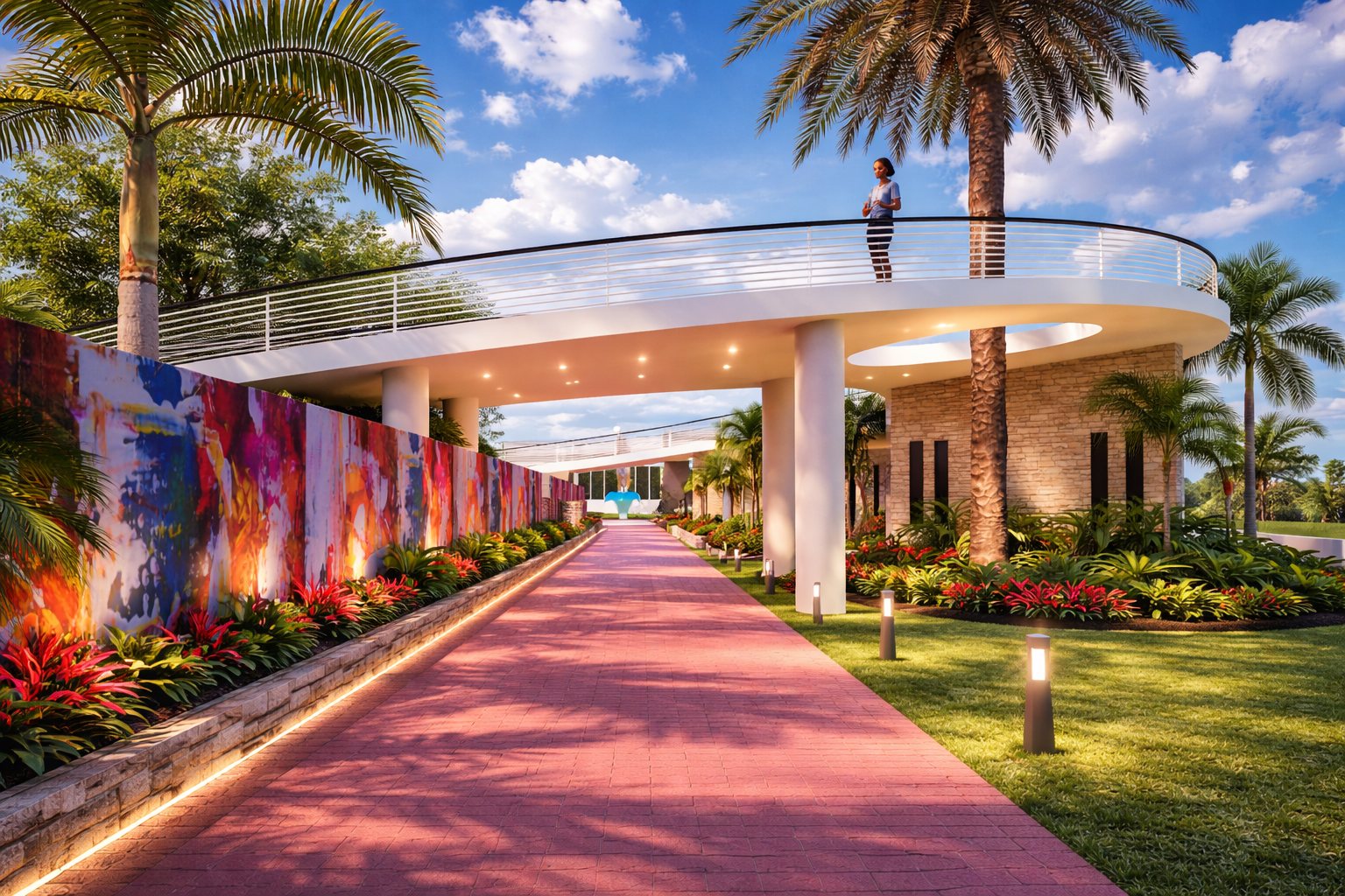 The promenade by day